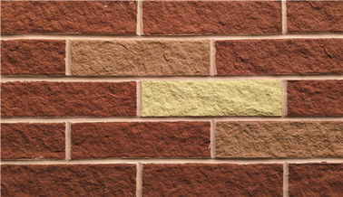 Wall Facing Bricks Exterior Wall Tiles Heat Resistant 4mm Thickness